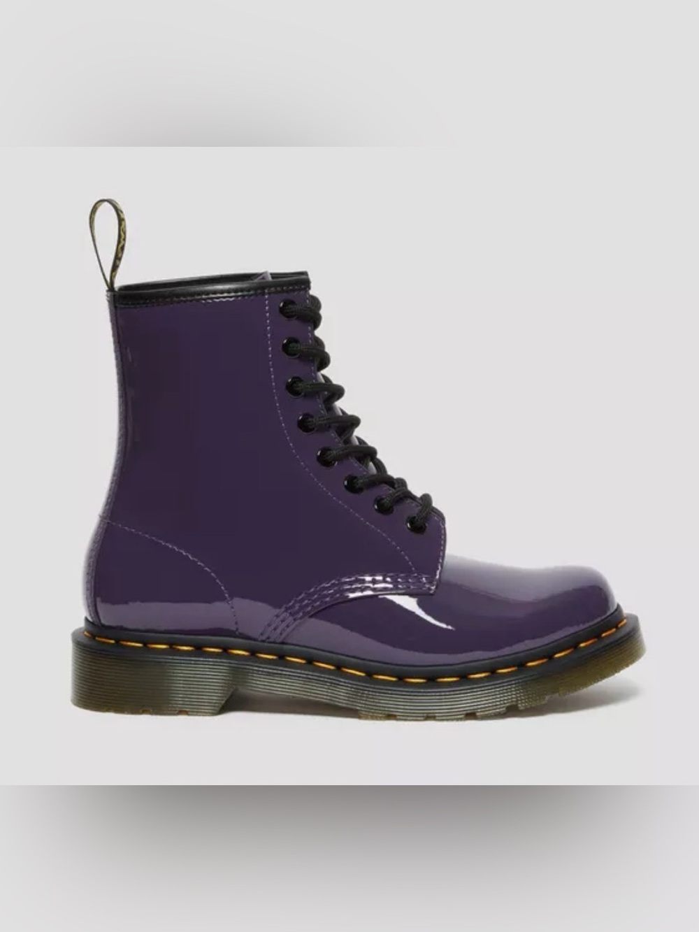 Dr. Martens 1460 Patent Purple Leather 
Boots Size: 10 (Toddler) Girls